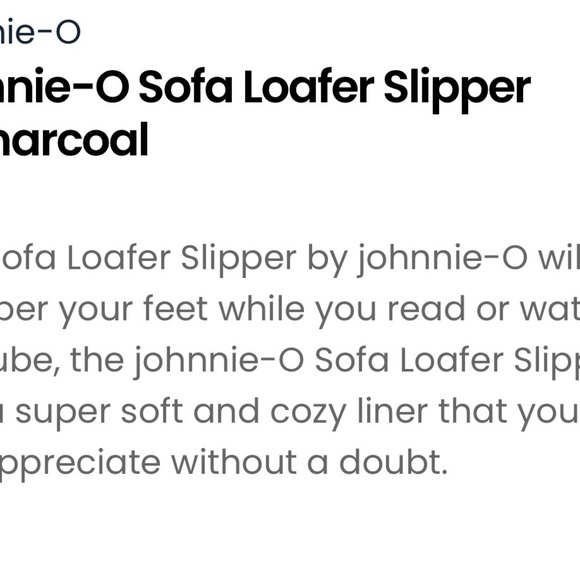 Johnnie-O Sofa Loafer w/faux shearling Grey Mens size 12M EUC - Picture 3 of 10